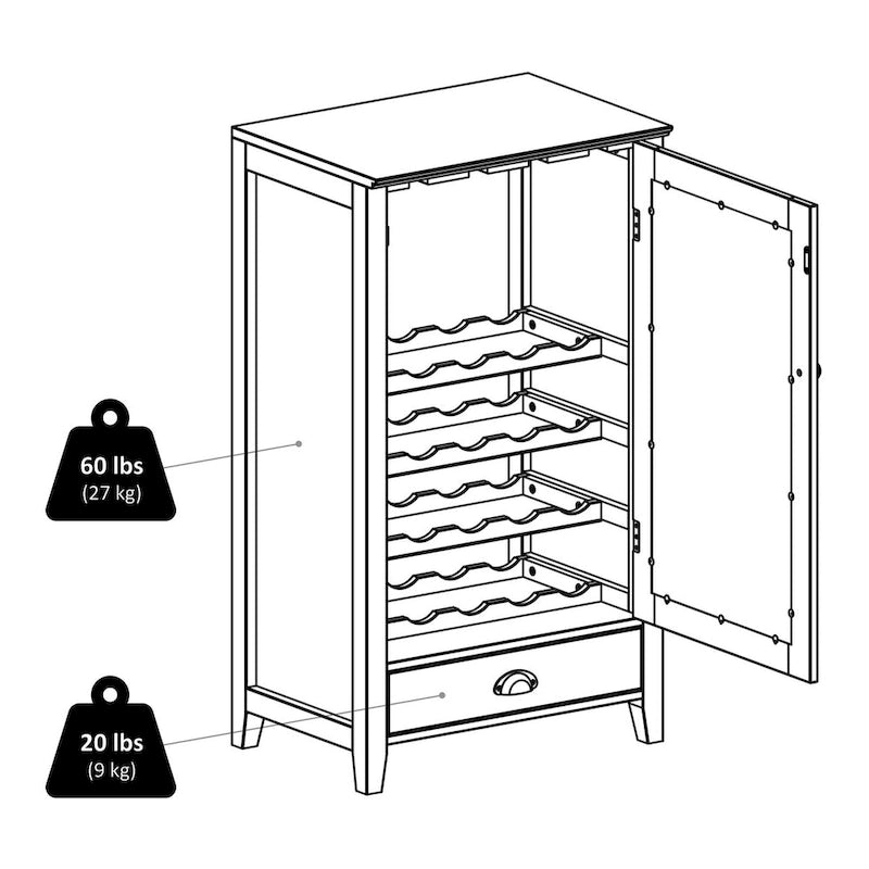 Bordeaux Wine Cabinet, Espesso