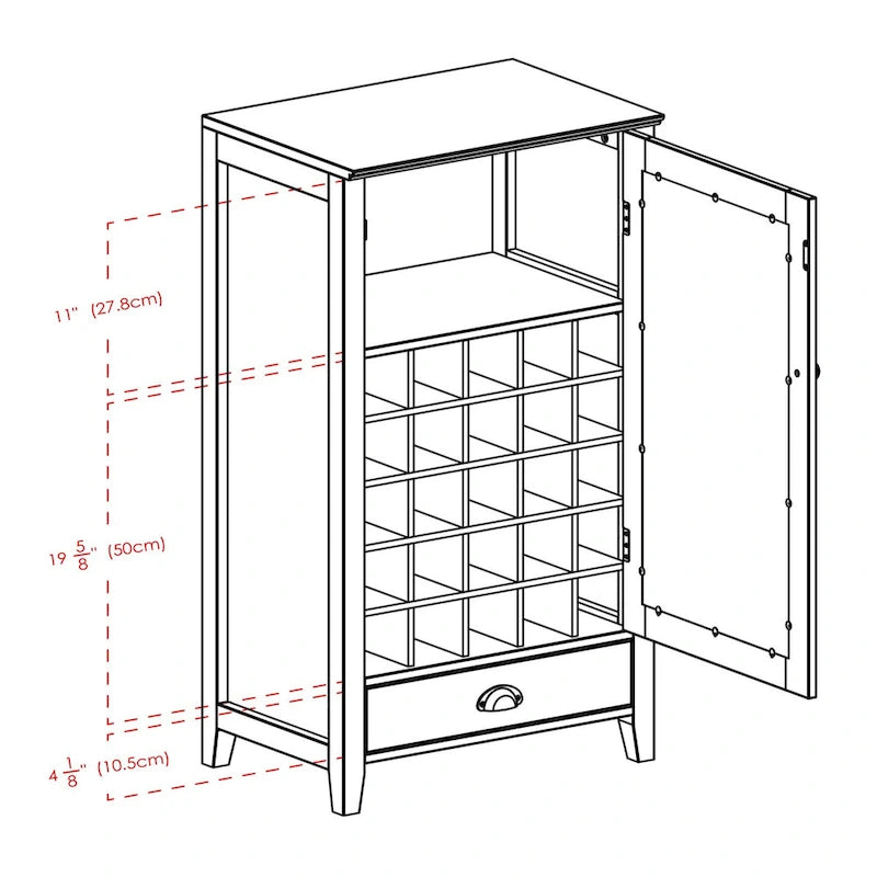 Bordeaux Wine Cabinet, Espesso
