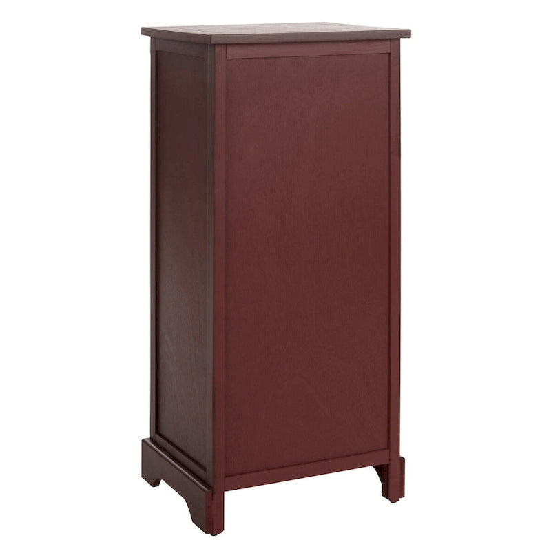 SAFAVIEH Ardella Red Tall Storage Unit - 15.7 x 13 x 34.3 - 16Wx13Dx34H