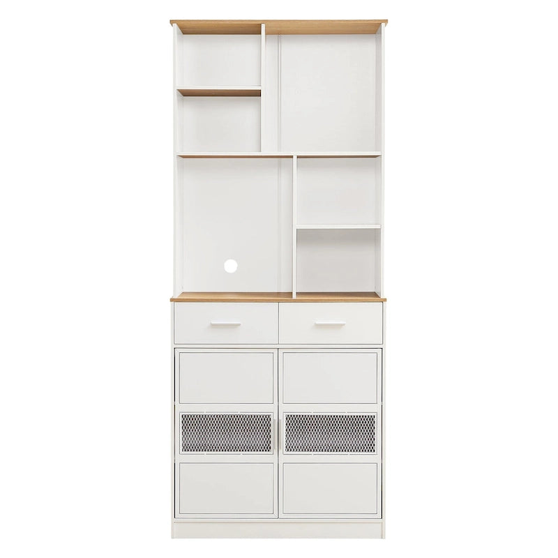 Pantry Buffet Cabinet Freestanding Kitchen Hutch Storage Cabinet Large Cupboard for Home Kitchen Bathroom Living Room Office
