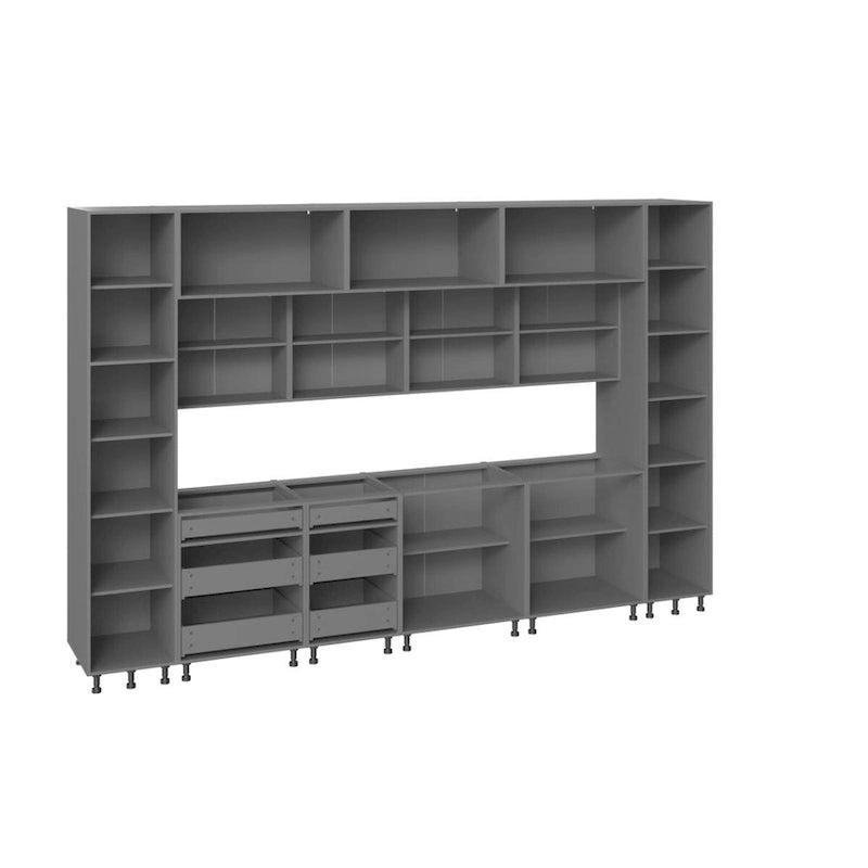 Kitchen Luxe Collection White Matte Color Base Size 12Ft Wide - 143x24