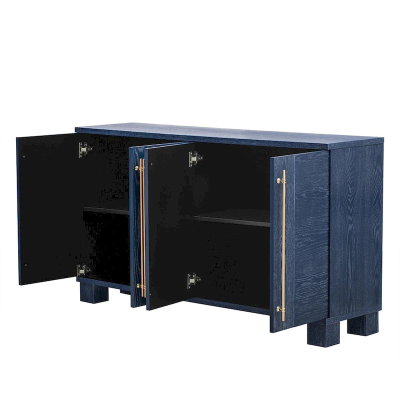 Wood Traditional Style Sideboard