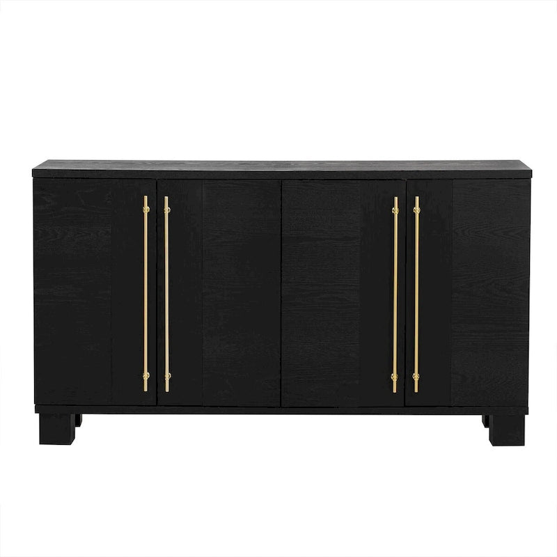 Wood Traditional Style Sideboard