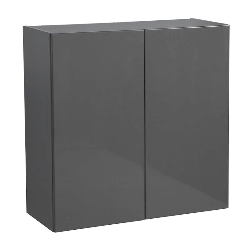 30 x 30 Wall Cabinet-Double Door-Grey - 30 x 30 x 12
