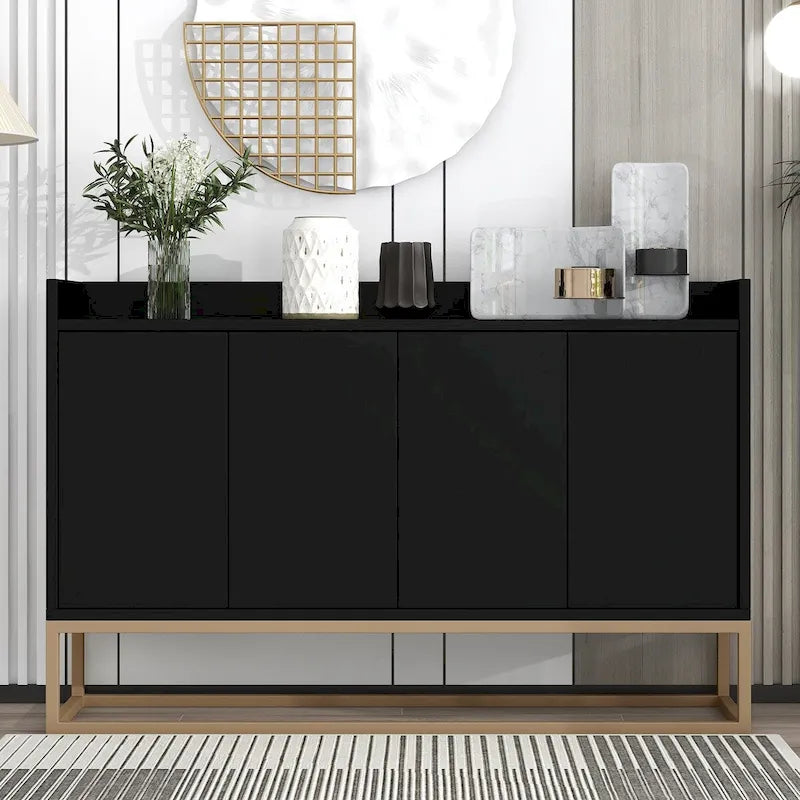 Modern Sideboard Buffet Cabinet with Large Storage Space - N/A