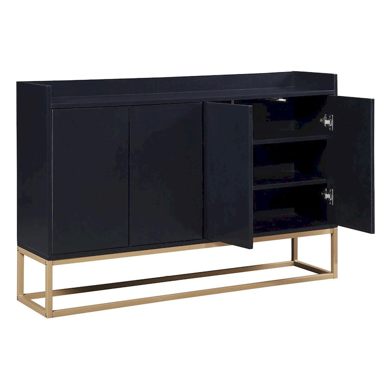 Modern Sideboard Buffet Cabinet with Large Storage Space - N/A