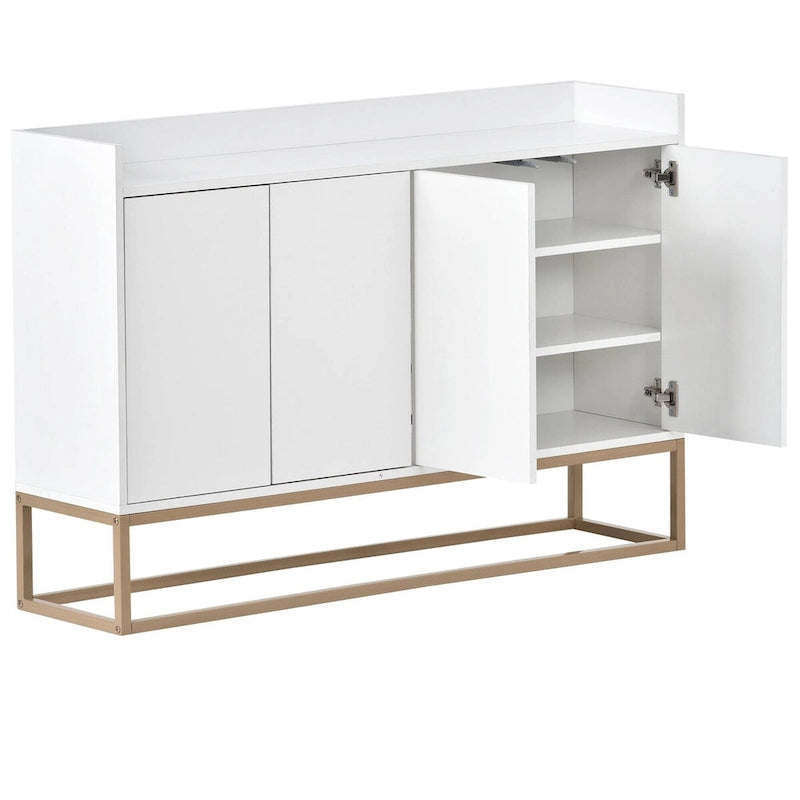 Modern Sideboard Buffet Cabinet with Large Storage Space - N/A