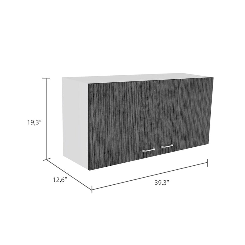 Napoles Wall Cabinet, Two Shelves, Double Door