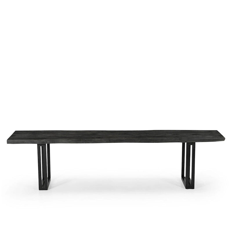 Sparrow Solid Wood Dining Bench - Gray