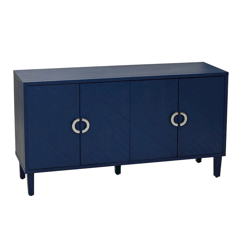 4-Door Storage Cabinet with MDF