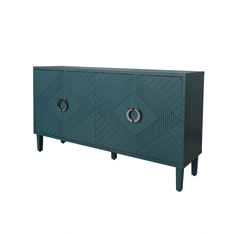 4-Door Storage Cabinet with MDF