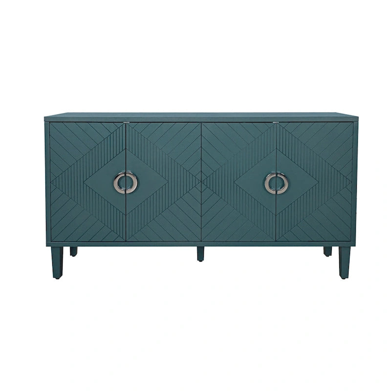 4-Door Storage Cabinet with MDF