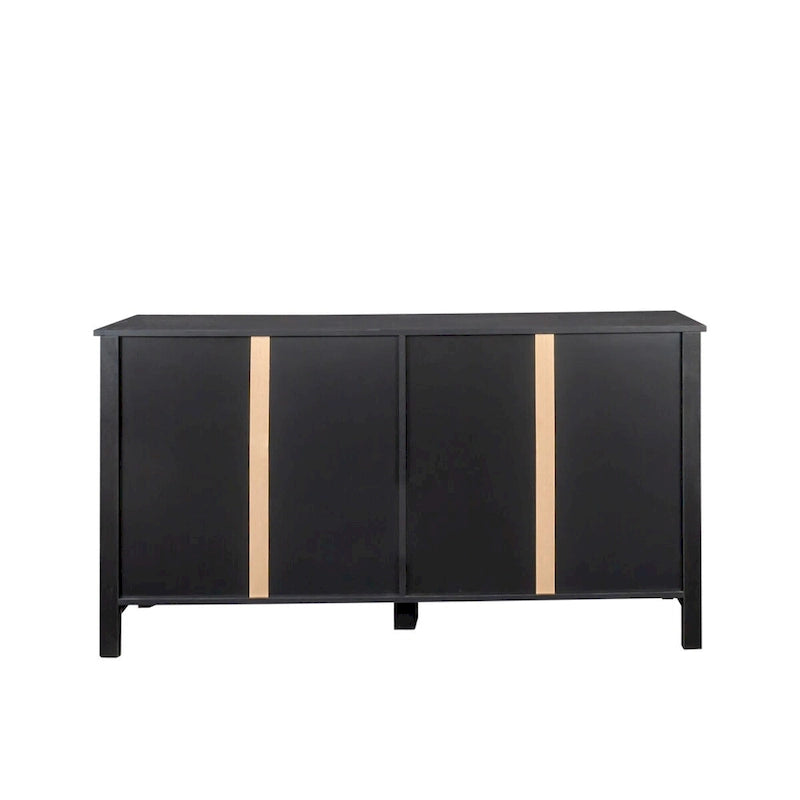 Storage Sideboard Cabinet with 4 Doors and 4 Shelgves