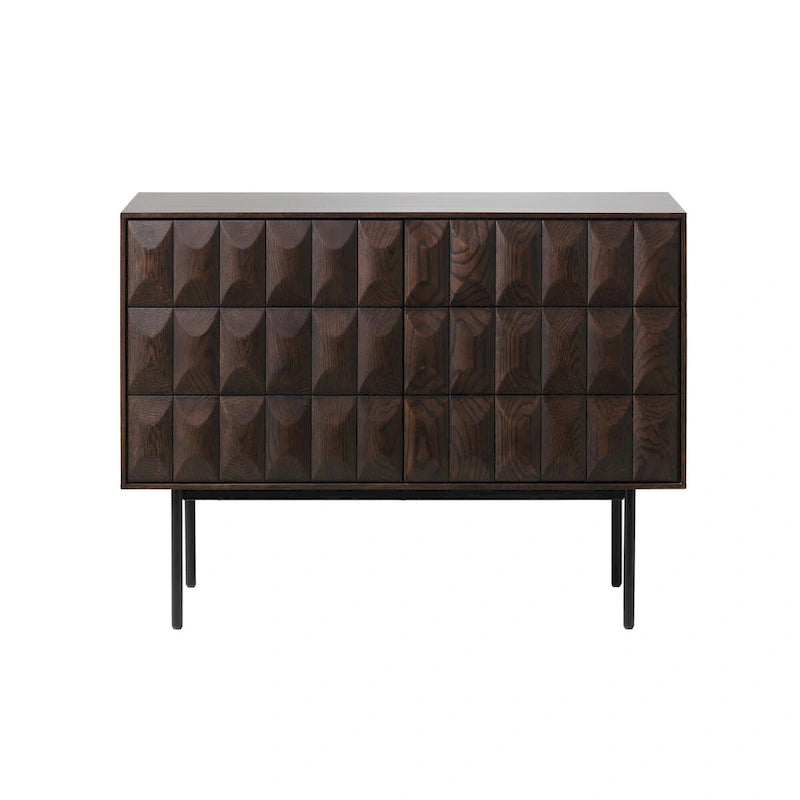 Rye Studio Modern Sideboard, Espresso Oak