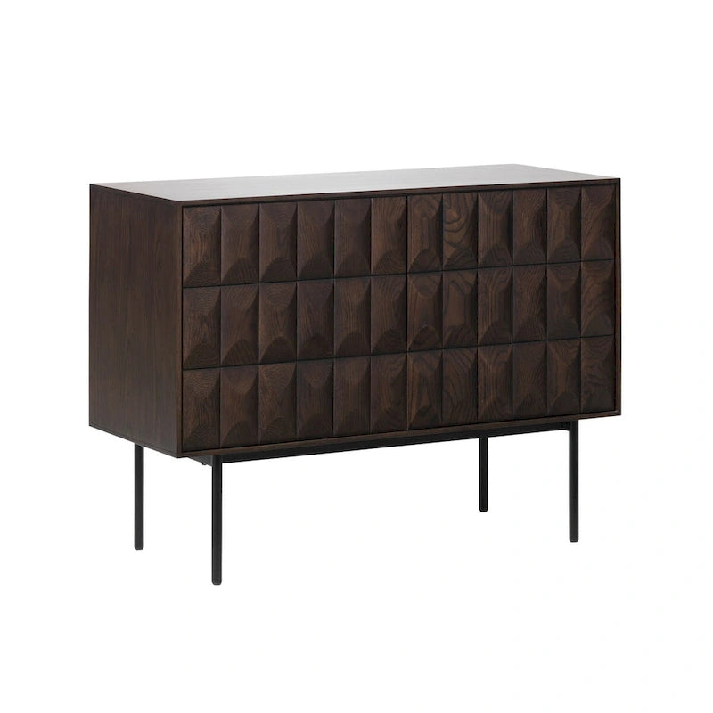 Rye Studio Modern Sideboard, Espresso Oak