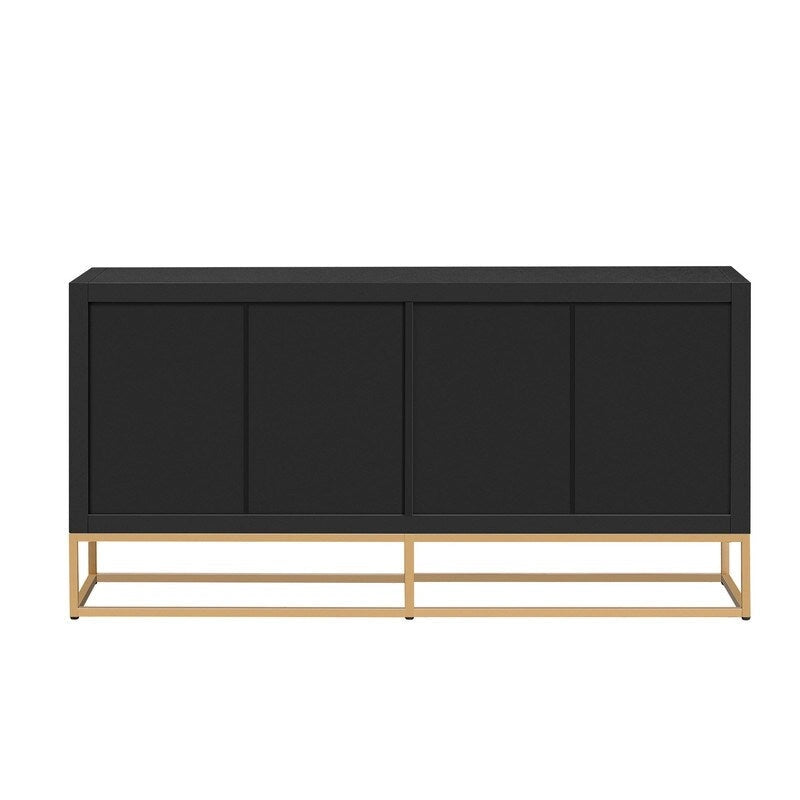 Light Luxury Designed Cabinet with Unique Support Legs and Adjustable Shelves, Suitable for Living Rooms, Corridors
