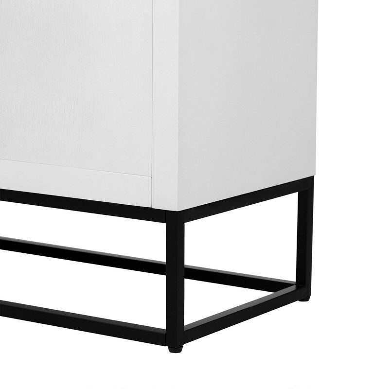 Light Luxury Designed Cabinet with Unique Support Legs and Adjustable Shelves, Suitable for Living Rooms, Corridors