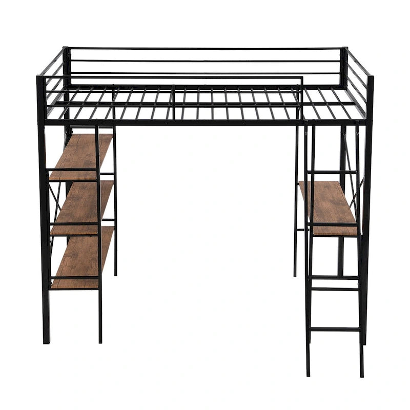 Twin Size Metal Loft Bed