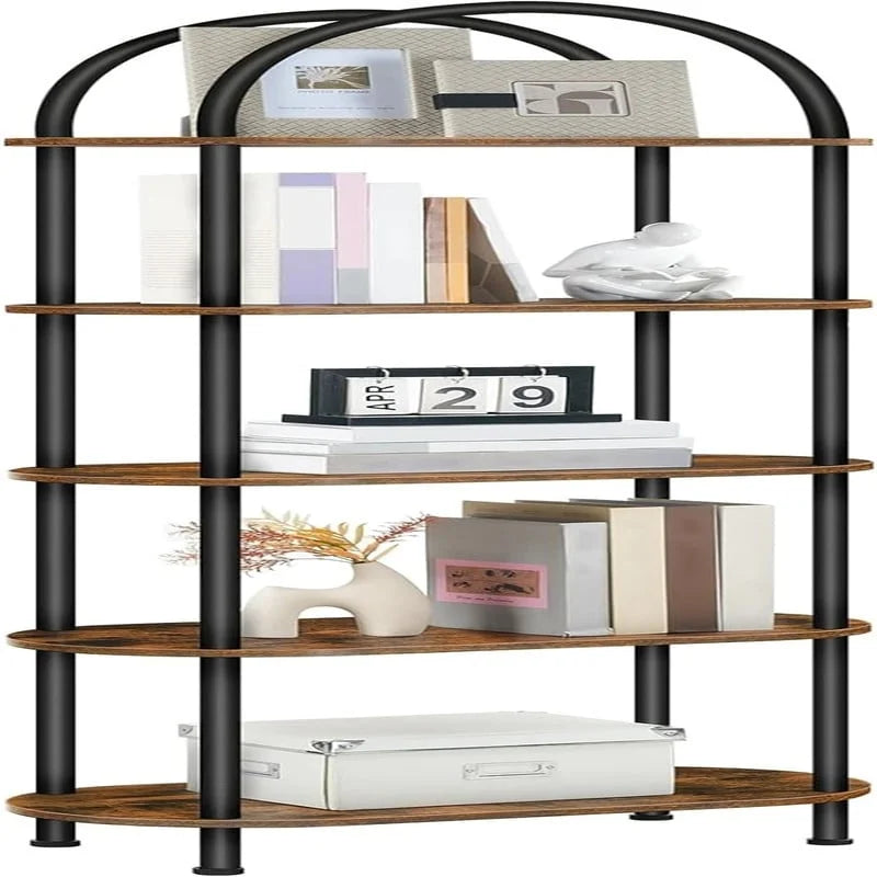5 Tier Open Bookshelf