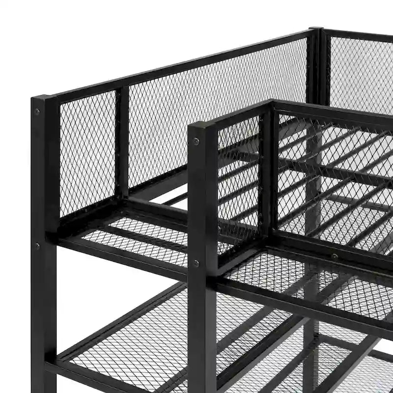 Modern Style Twin Size Multi-functional Loft Bed with Storage