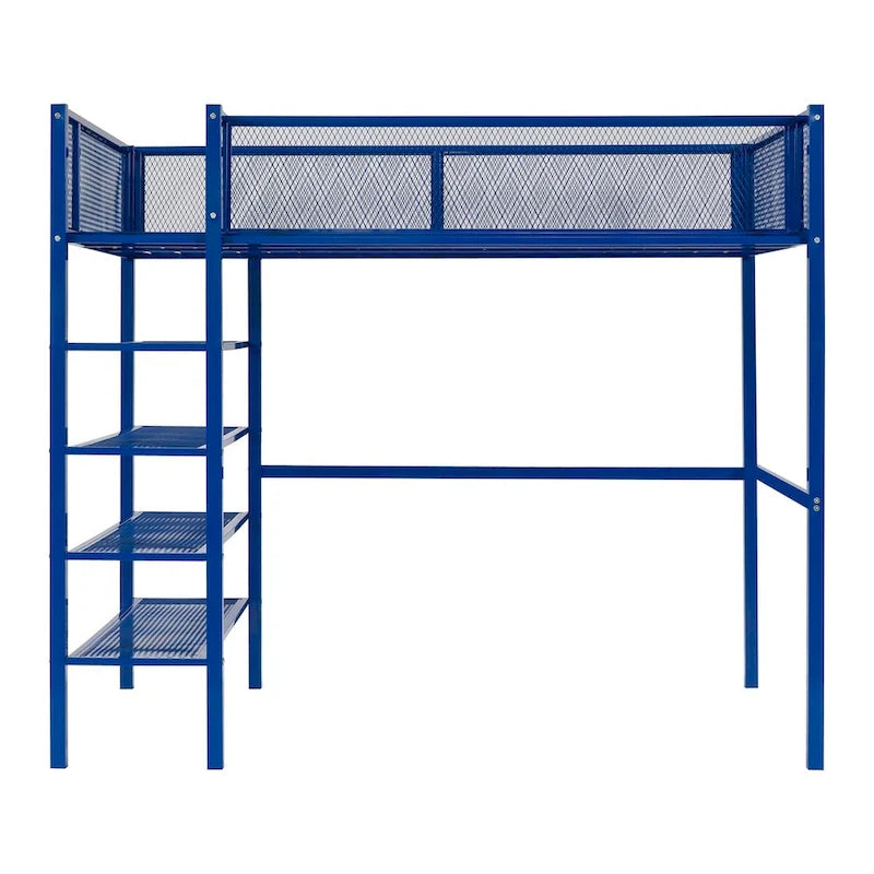 Modern Style Twin Size Multi-functional Loft Bed with Storage