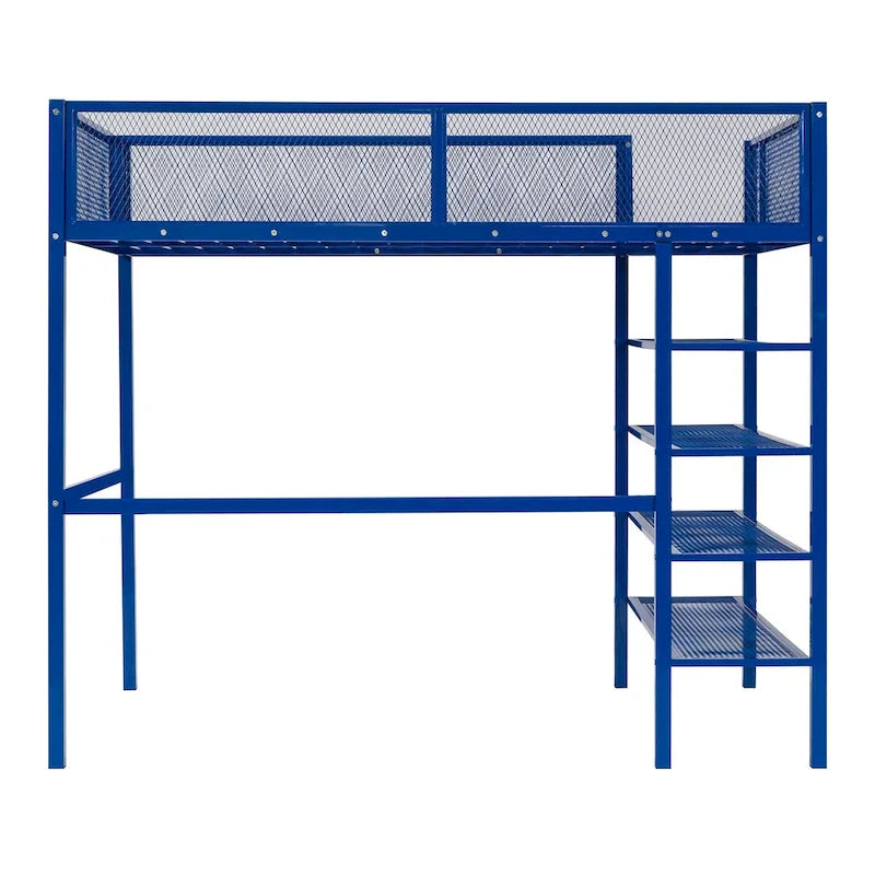 Modern Style Twin Size Multi-functional Loft Bed with Storage