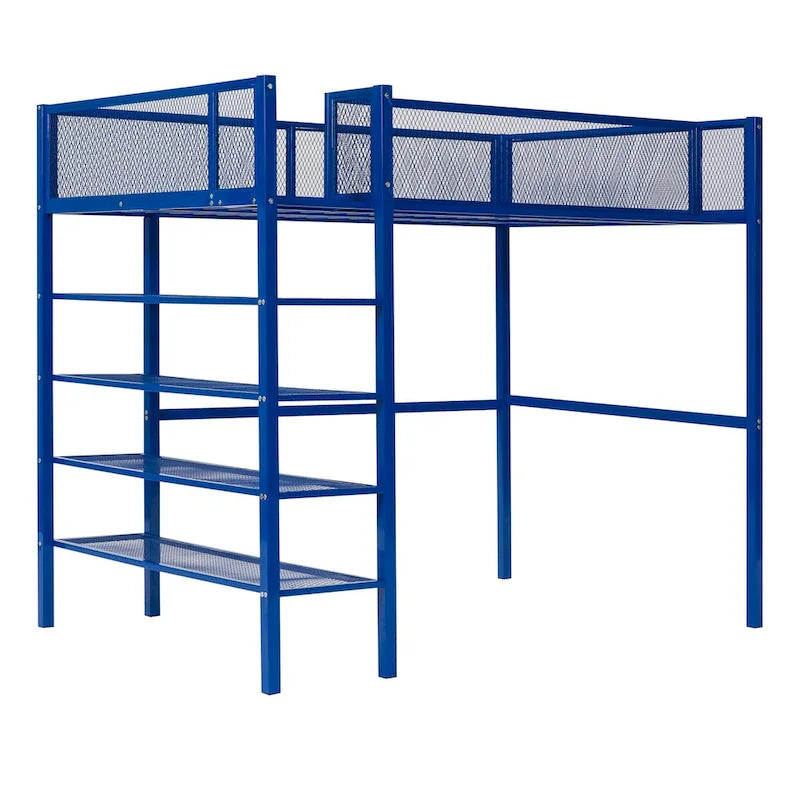 Modern Style Twin Size Multi-functional Loft Bed with Storage