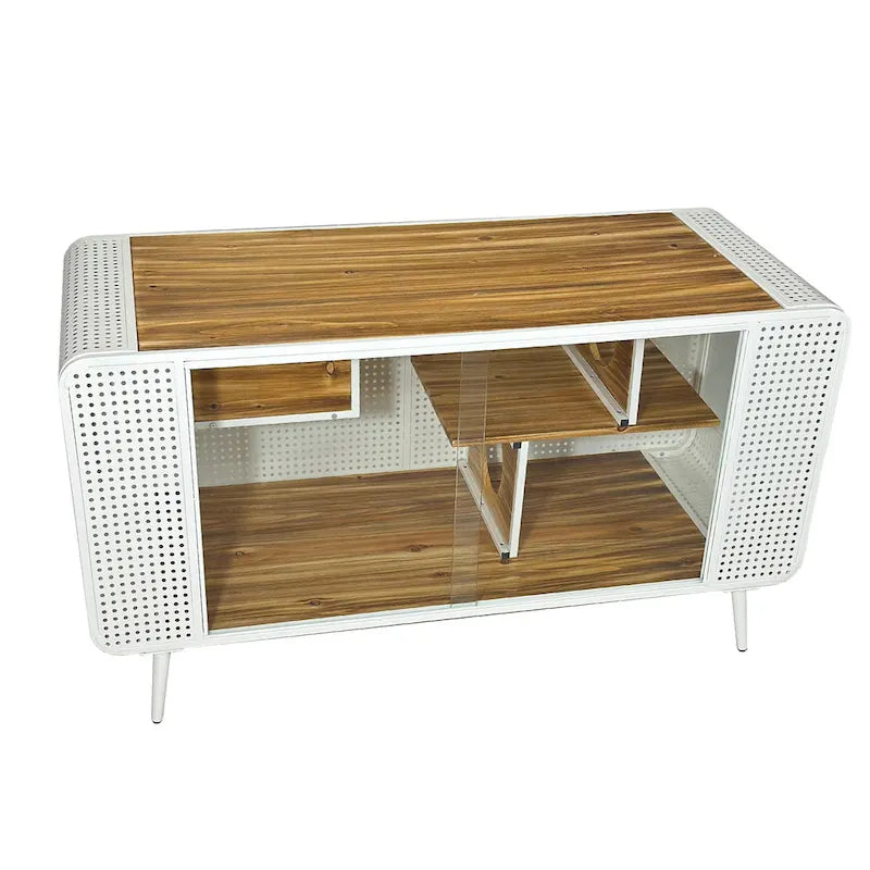 55.12 Spacious Cat House with Tempered Glass