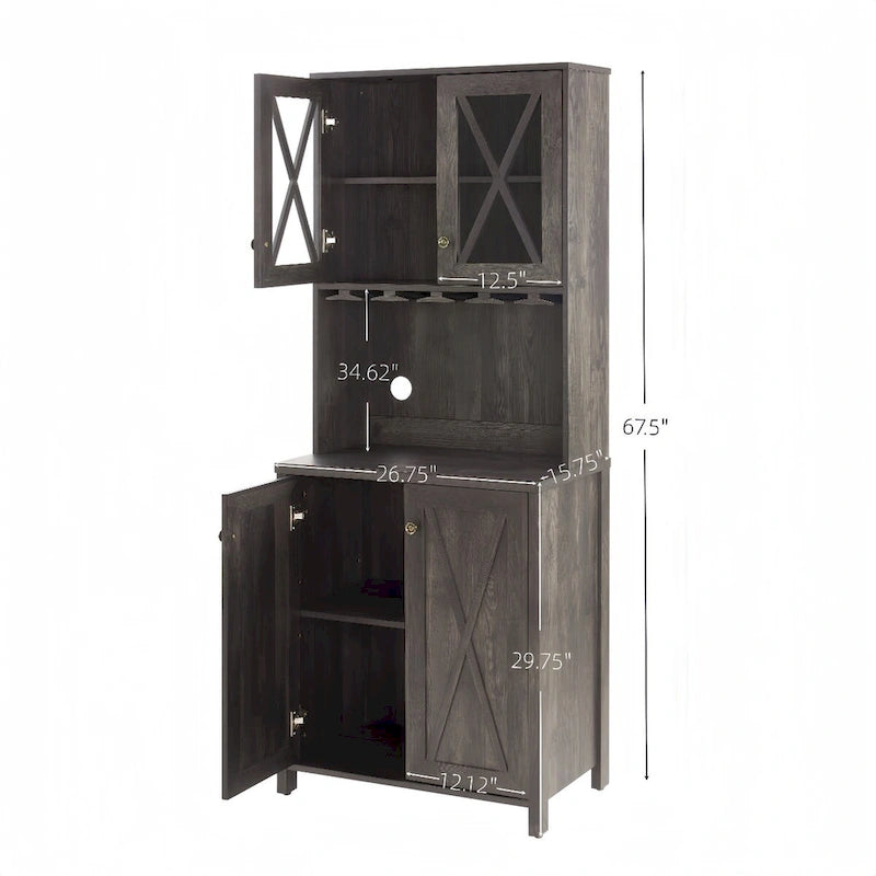 MM Farmhouse Bar Cabinet