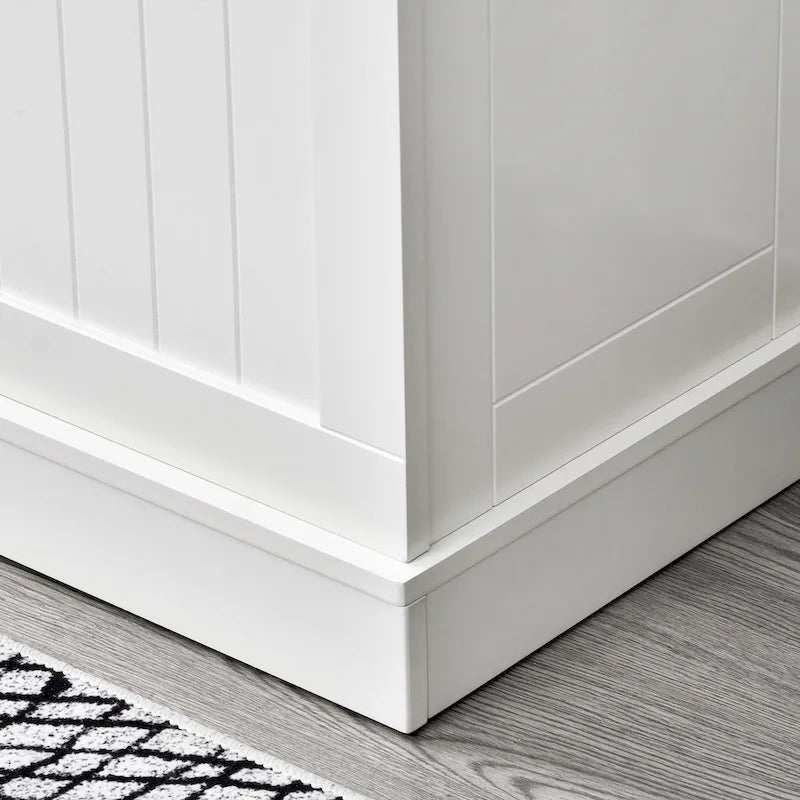 38 3-In-1 Entryway Hall Tree with Storage Bench, Coat Rack with Four Hooks and Shoe Storage, White