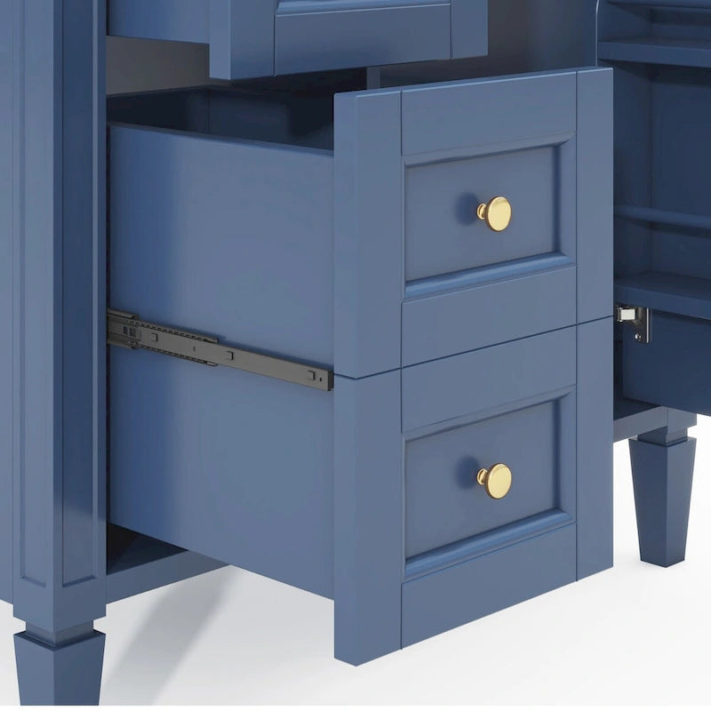 Bathroom Vanity with Top Sink and a Tip-out Drawer