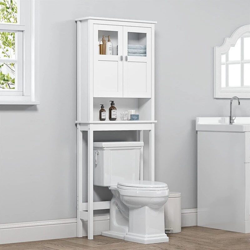 Bathroom Cabinet Over Toilet - 7.8D x 25.59W x 66.93H