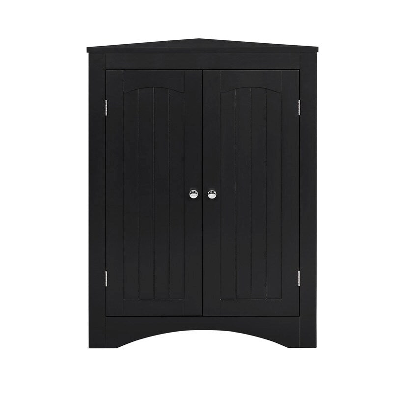 sideboard cabinet,corner cabinet,Bathroom Floor Corner Cabinet with Doors and Shelves, Kitchen, Living Room