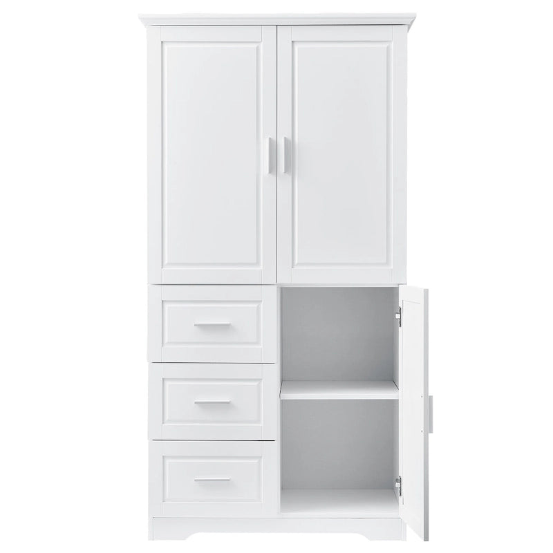 Bathroom Cabinet with Doors - N/A