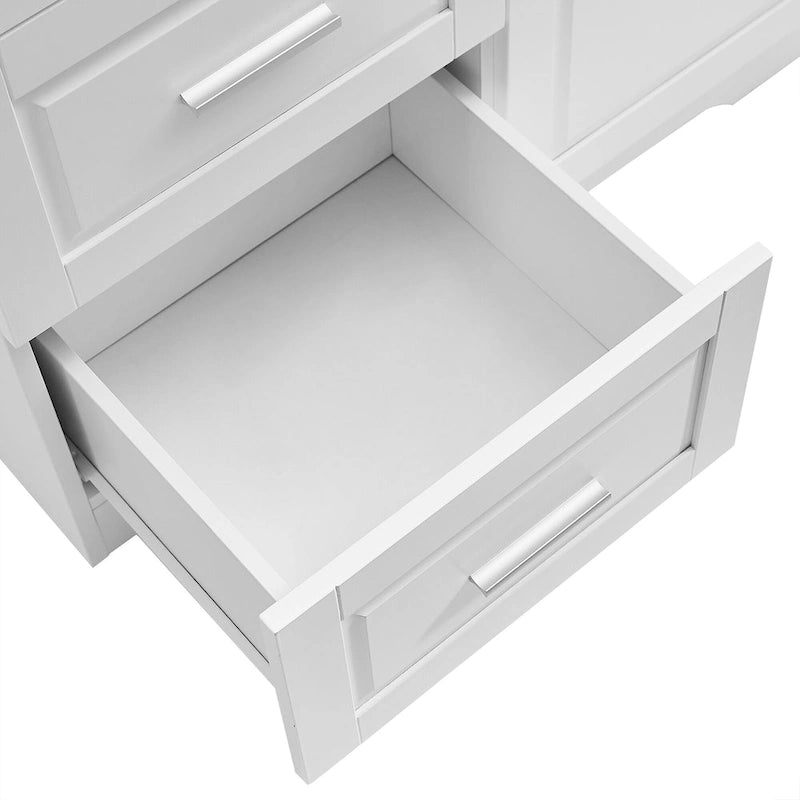 Bathroom Cabinet with Doors - N/A