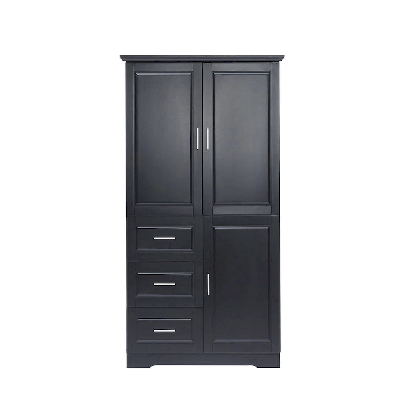 Bathroom Cabinet with Doors - N/A