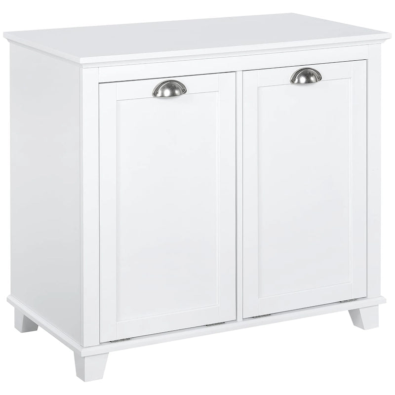 Modern Tilt-Out Laundry Sorter Bathroom Cabinet