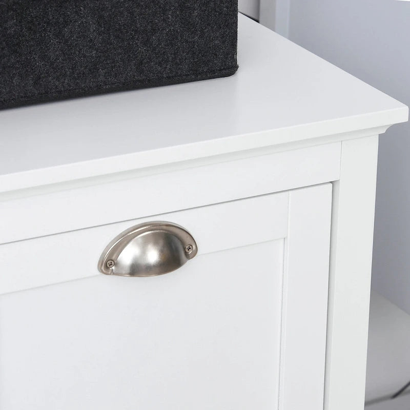 Modern Tilt-Out Laundry Sorter Bathroom Cabinet