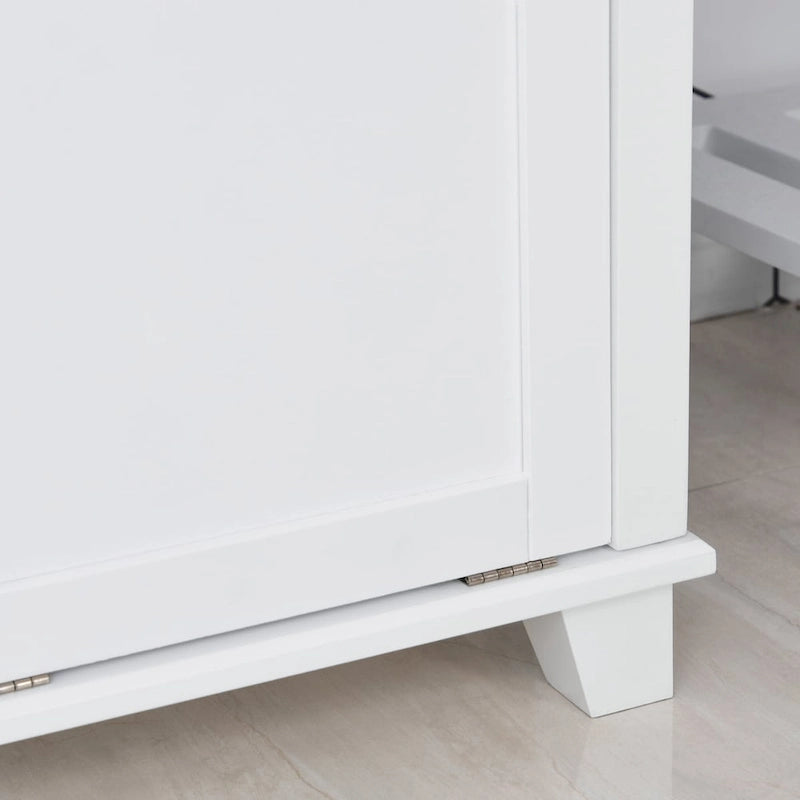 Modern Tilt-Out Laundry Sorter Bathroom Cabinet