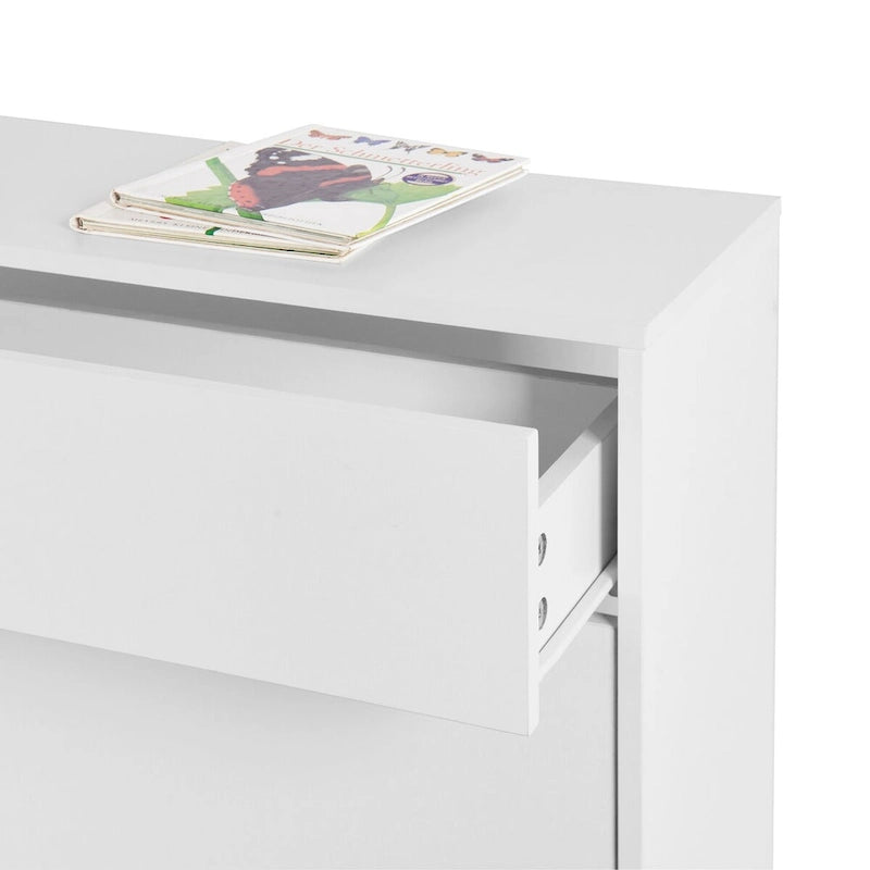 Shoe Cabinet Freestanding Shoe Rack Storage Organizer with Drawers - 31.5 W x 9.84 D x 43.3 H
