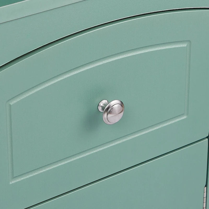 Tall Bathroom Cabinet Freestanding Storage Cabinet with Drawer - 13.4 in * 9.1 in * 66.9 in