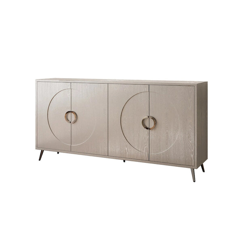59.84W 4 Door Wooden Cabinet Sideboard Buffet - N/A
